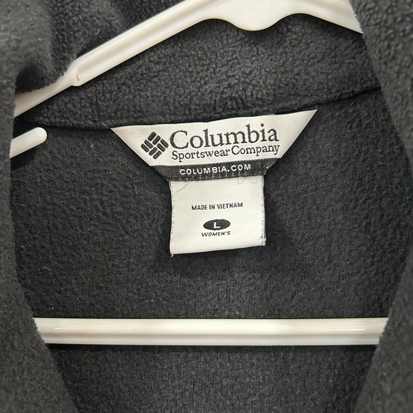 Columbia Charcoal Fleece Vest size L - Picture 5 of 6